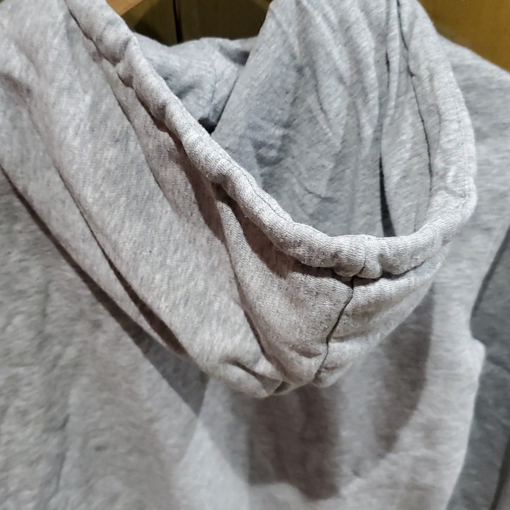 Adidas Gray Hoodie Sweatshirt Handwarmer - Picture 6 of 6